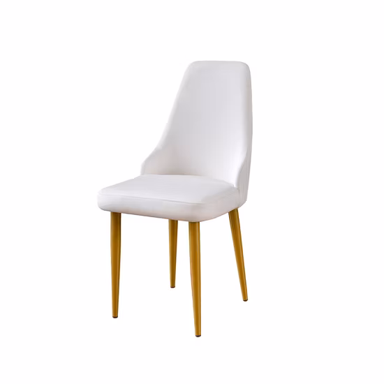 Best Selling Hot Products High Quality with Low Price Restaurant Home Dinner Furmiture Metal Leisure PU Leather Modern Dining Chair