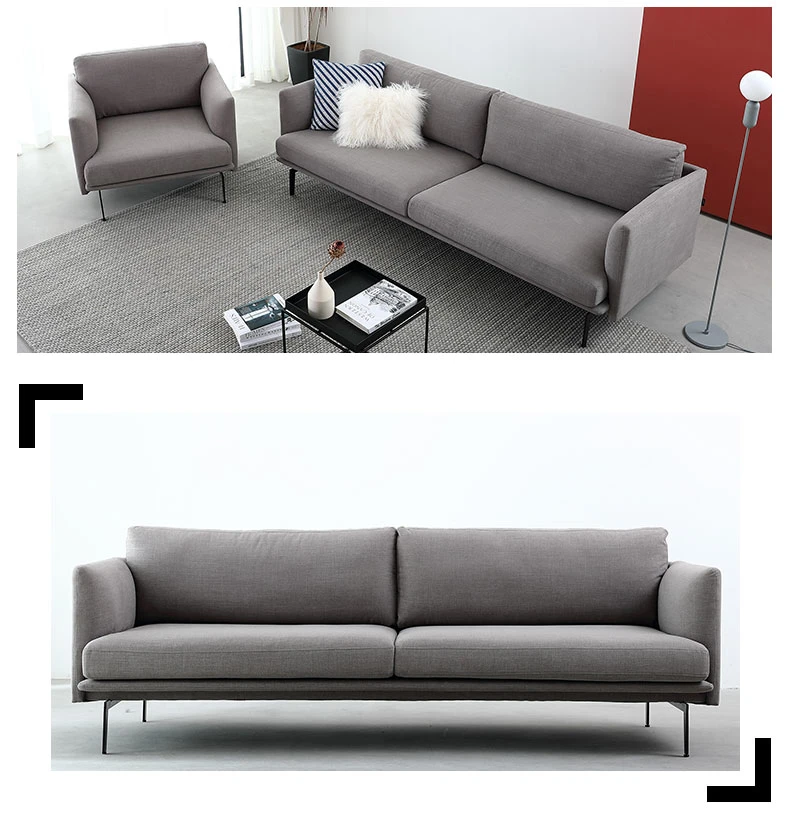 Living Room Furniture Modern Fabric Recliner Sectional Sofa