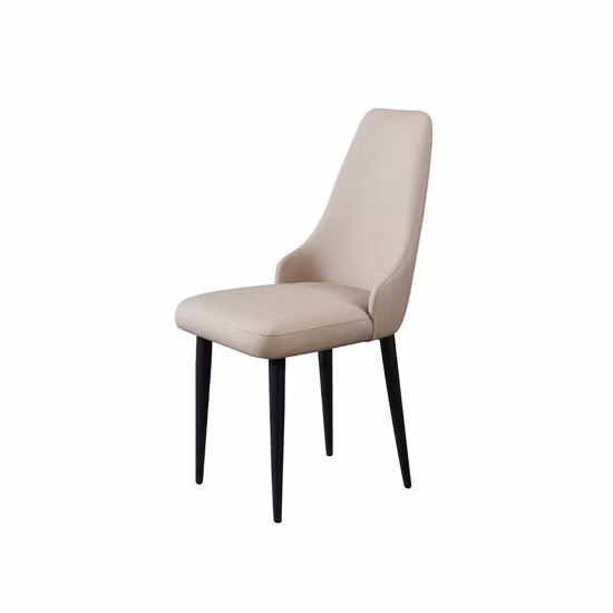 Best Selling Hot Products High Quality with Low Price Restaurant Home Dinner Furmiture Metal Leisure PU Leather Modern Dining Chair