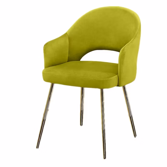 Furniture Modern Design Restaurant Velvet Leisure Fabric Dining Room Dining Chair