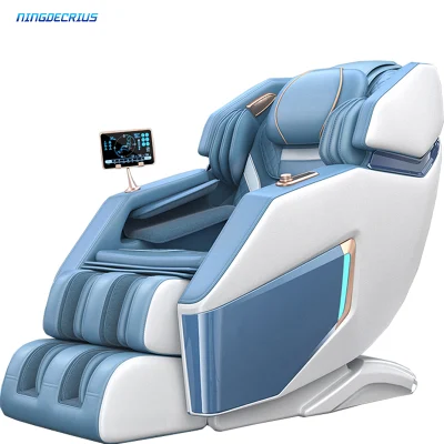 Ningdecrius 2023 ホット販売フルボディ無重力マッサージ指圧電動折りたたみリクライニングチェア 4D 高級 SL トラックマッサージチェア