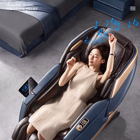 革新的な製品 2023 高級 SL 電気安いマッサージチェア 3D 無重力フルボディ 4D マッサージリクライニングチェアアームチェア